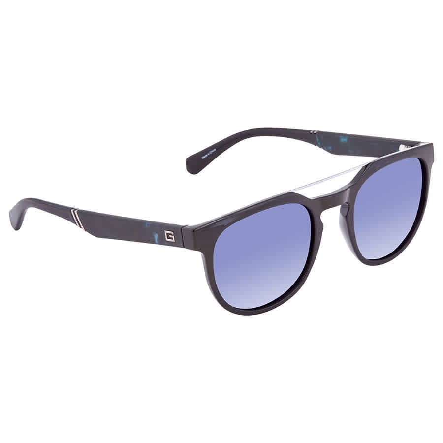Guess Blue Round Men's Sunglasses GU692901V54 - Walmart.com