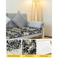 thumbnail image 4 of Black White Boho Sofa Couch Cushion Covers Washable, Removable Stretchable Sectional Couch Covers, Vintage Ethnic Tribe Abstract Art Slipcovers for L & T Shape Sofa Furniture Protector S Size 2 pcs, 4 of 7