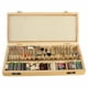 thumbnail image 2 of Kit de accesorios para herramientas rotativas universales de 222 piezas, perfecto para trabajos de manualidades, mejoras en el hogar y herramientas de carpintería compatibles con Dremel., 2 of 6