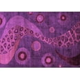 thumbnail image 1 of Ahgly Company Indoor Rectangle Oriental Purple Modern Area Rugs, 5' x 8', 1 of 4