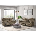 thumbnail image 6 of Picket House Furnishings Tasso Motion Loveseat with Console in T101 Brown, 6 of 6