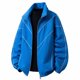 thumbnail image 5 of Ceisia Men Solid Color Hooded Zipper Lamb Gift Fleece Warm Long Sleeve Casual Cardigan Jackets, 5 of 6