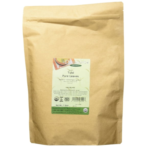 Davidson's Tea Bulk, Tulsi Pure Leaves, 16-Ounce Bag