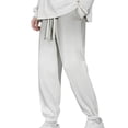 thumbnail image 4 of StSilkitty Men's Sweatpants Gradient Color Elastic Waist Drawstring Joggers Pant with Pockets Lightweight Tapered Trousers, 4 of 5