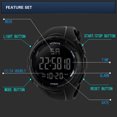 thumbnail image 4 of Qarigey Man Watch Waterproof Stylish Sports Date Display Watches Electronic Wristwatch Gifts Outdoor Festival Home Birthday Indoor Type3 NO3 Qarigey SB1842-01B, 4 of 6