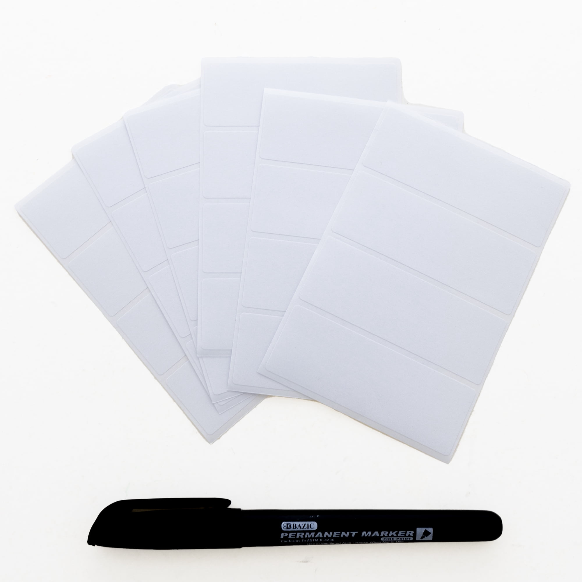 BAZIC White Label 2 3/4"X1" Shipping Labels Mailing Label, 3072-Count