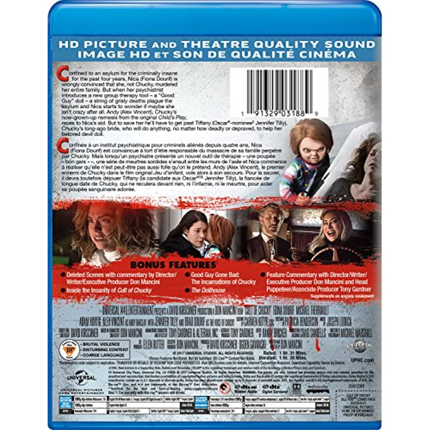 Cult Of Chucky (Blu-ray + DVD + Digital) (Bilingual)