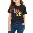 thumbnail image 4 of hengsof Children's Short Sleeve Printed T-shirt Tops, 4 of 8