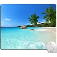 thumbnail image 1 of Mouse Pad, Premium-Textured Mouse Mat, Non-Slip Rubber Base Mousepad for Laptop, Computer & PC,9.5×7.9 in,Hawaii Beach, 1 of 5