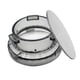 thumbnail image 1 of Embudo dosificador de repuesto de 54 mm, anillos dosificadores de café herméticos y a prueba de fugas. con pantalla de puck, 1 of 9