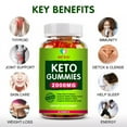 thumbnail image 3 of MENXI Keto BHB Diet Gummies Fat Burner ACV Weight Loss Appetite Suppressant 60 Gummies, 3 of 8