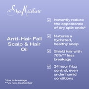 SheaMoisture Scalp & Hair Oil Anti-Hair Fall, with Biotin & Multi-Peptide ScalpBoost Technology, 2 fl oz