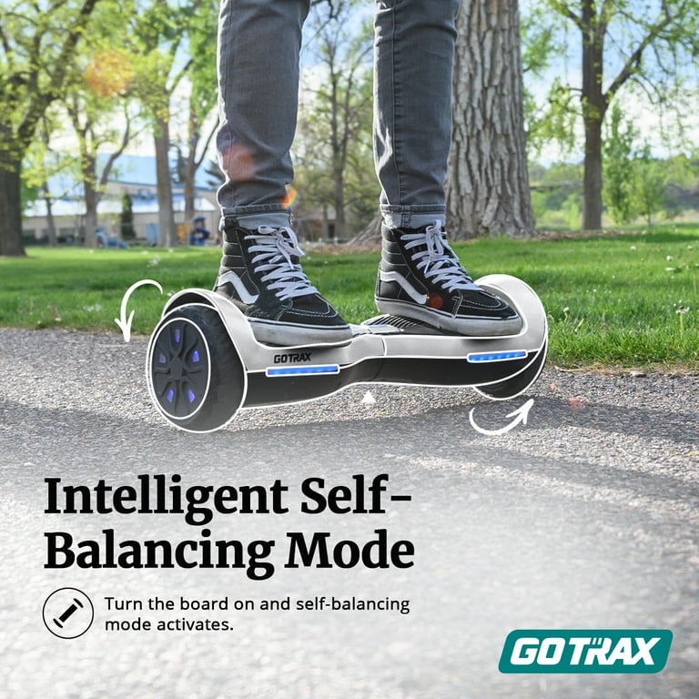GOTRAX SRX A6 Hoverboard 6.5 Hover Board w Bluetooth Speakers Self Balancing Mode Walmart