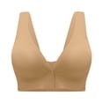 thumbnail image 2 of Women's Bra Front Closure Bra, , Baberdicy Wireless Comfort Bra, L, 2 of 8