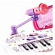 thumbnail image 4 of Piano Musical Infantil Electrico Con Banco Y Microfono Niños Violeta, 4 of 5