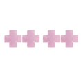 thumbnail image 1 of Guardurnaity 1 par de empanadas, cubiertas para pezones, sujetador desechable, suministros de estilismo, fiestas, clubes, forma de cruz, diseño cruz rosa 2piezas, 1 of 6