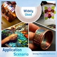 thumbnail image 4 of Cinta de LáMina de Cobre con Respaldo de 6 mm para Vidrieras (4 Rollos), 4 of 4