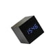 thumbnail image 5 of Toystoory Despertador digital de escritorio, exquisito estilo simple para el hogar, mesita de noche para interiores, relojes de cuadrados, Negro 2piezas, 5 of 6