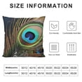 thumbnail image 5 of COMIO Waterproof Pillow Covers for Couch Throw Pillow Cases, Abstract Peacock Animal Feather Decorative Cushion Pillow Covers,Indoor Outdoor Decoration Ornate Colorful Plume, 5 of 5