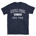thumbnail image 1 of Richfield Springs New York Classic Established Men's Cotton T-Shirt, 1 of 1