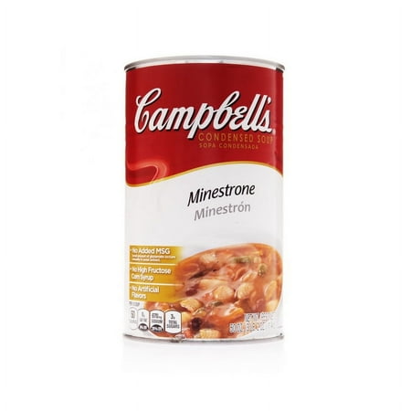 (Price/case)Campbell S Classic Minestrone Condensed Shelf Stable Soup 50 Ounce Can - 12 Per Case