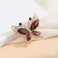 thumbnail image 6 of Tnobhg Fashion Rhinestone Butterfly Brooch Personality Alloy Pin Clothing Zircon Corsage Brooch Women Accessories, 6 of 7