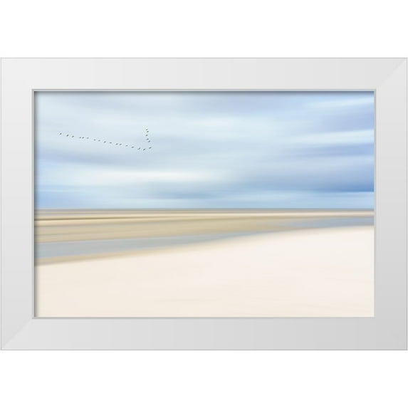 Reichelt, Dieter 14x11 White Modern Wood Framed Museum Art Print Titled - At the ocean III