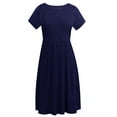 thumbnail image 6 of Women's Short Sleeve Maternity Nursing Dresses Breastfeeding Clothes, 6 of 6
