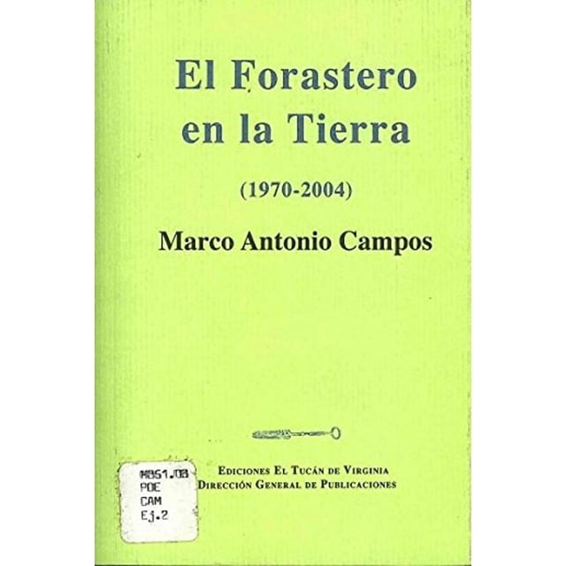 El Forastero En La Tierra (1970-2004) Blanco