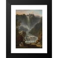 thumbnail image 2 of Claude-Louis Châtelet 17x24 Black Modern Framed Museum Art Print Titled - View of the Cascade Del Marmore Near Terni, 2 of 5