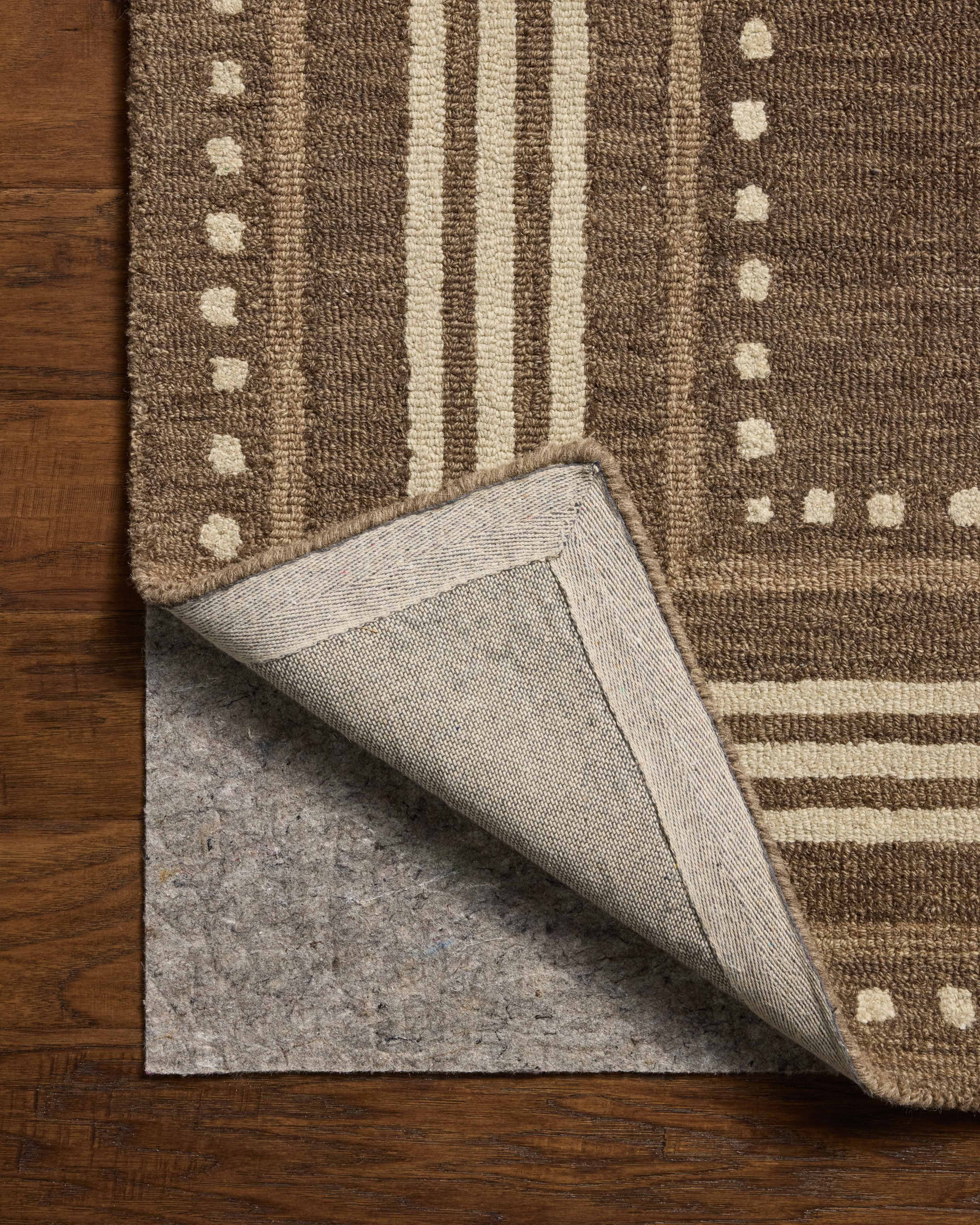 Chris Loves Julia x Loloi Alfie Bark / Natural 18" x 18" Sample Rug
