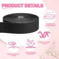 thumbnail image 3 of Kinesiology Tape Uncut, Elastic Athletic Tape for Exercise and Joint Support Black, 3 of 7