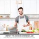 thumbnail image 5 of Delantal de chef GREEN LIFESTYLE, paquete de 120, impermeable, blanco, 5 of 5