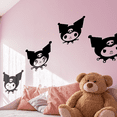 thumbnail image 2 of Kuromi Room Decor Wall Art Decal Stickers for Girls - 8" x 8" Each - Kawaii Anime Sanrio Hello Kitty Cutecore Design Decoration for Home Kids Bedroom Gaming Room Playroom Comics Trendy Cool Fun, 2 of 6