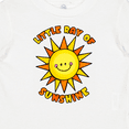 thumbnail image 4 of Inktastic Little Ray of Sunshine Cute Smiling Yellow and Orange Sun Boys or Girls Baby T-Shirt, 4 of 5