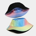 thumbnail image 5 of CoCopeaunts Women Bucket Hat Rainbow Candy Colors Men Fisherman Hat Outdoor Sports Travel Beach Two Side Wear Female Basin Caps, 5 of 8