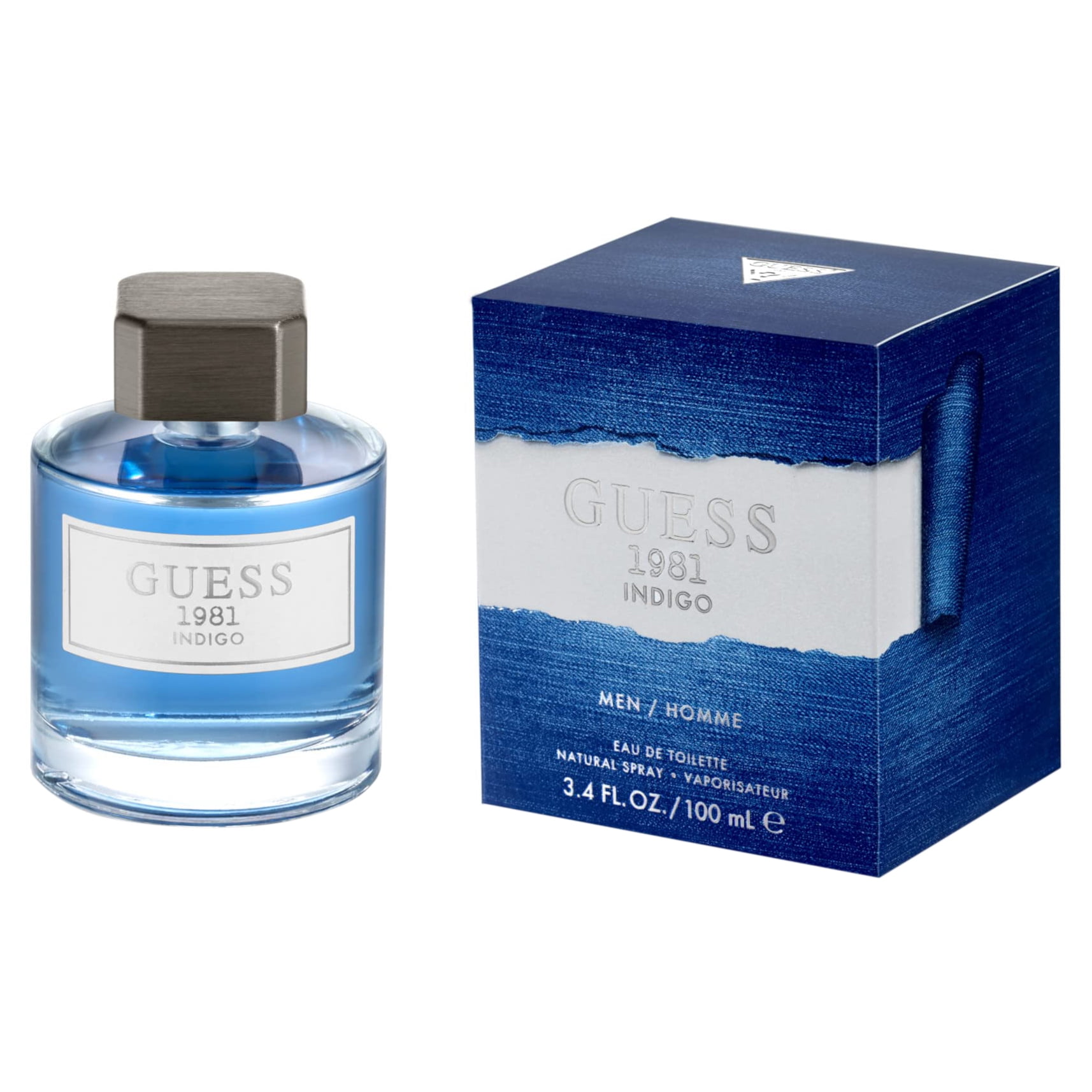 GUESS 1981 INDIGO * Guess 3.4 oz / 100 ml Eau de Toilette Men Cologne Spray