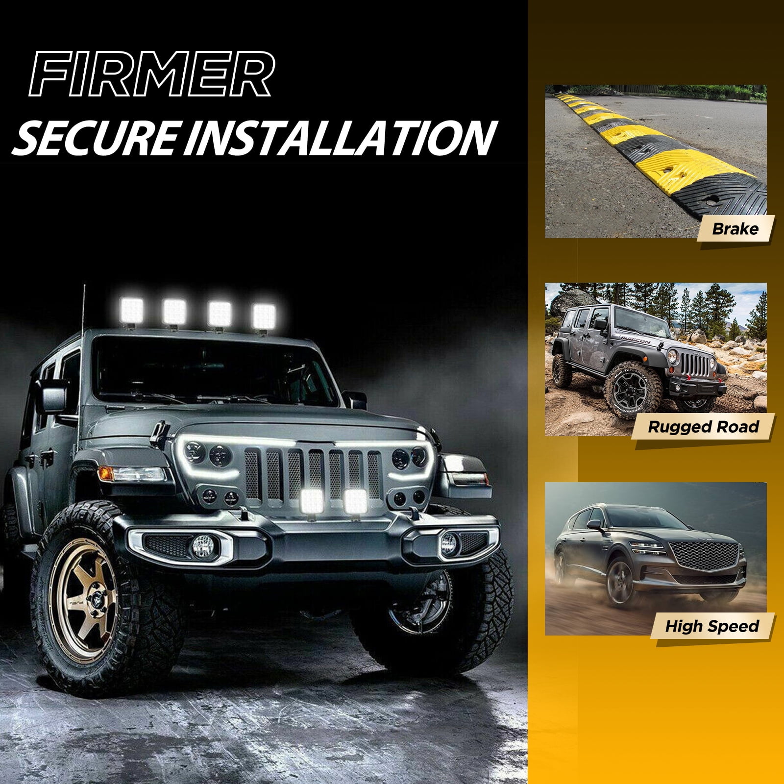 Biglion.x White 4inch LED Boat Lights Flood Beam Square Offroad Light Bars Driving Work Lights 2PCS Waterproof Led Deck Dock Marine Light Cube Pods for Truck Off-Road Car SUV ATV