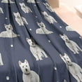 thumbnail image 3 of West Highland White Terrier Blanket,Comfortable Soft Lamb Wool Throw Blanket,All Season,Warm Lightweight Blankets for Sofa Bed Couch Living Room Chair,60"x80", 3 of 4