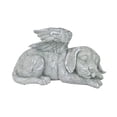 thumbnail image 4 of Jinsinto Statue de Chien Ange en Polyrésine, Statue d'Animal, 4 of 5