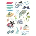 thumbnail image 4 of 12 Sheets Tattoo Sticker Fashion Hawaiian Style Fake Tattoo Temporary Tattoo, 4 of 10