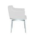 thumbnail image 4 of Milan Fauteuils Club Danah avec Dossier Pivotant à Mémoire, Blancs (Ensemble de 2), 4 of 9