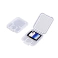 thumbnail image 3 of Estuche de plástico transparente para tarjetas de memoria compatible con tarjetas SD SDHC SDXC Micro SD T-Flash (10 piezas), 3 of 5