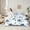 White Blue, variant on Feelyou Sea Shark Animal Twin Bedding Sets 7-Piece, Cute Stars Croal Bedding Comforter Set