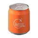thumbnail image 1 of Cubo de basura con forma de lata de cola, pequeño contenedor de basura, tipo prensa, bote de basura Naranja con rueda, 1 of 9
