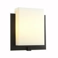 thumbnail image 4 of 3-523-224-Oxygen Lighting-Pathways - 15 Inch 10.5W 120V 1 LED Wall Sconce-Satin Nickel Finish-Matte White Acrylic Glass Color, 4 of 7