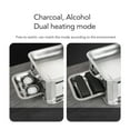 thumbnail image 4 of Rectangular Alcohol Grilled Fish Stove, Stainless Steel Baking Pan 2.2 4.4lb Capacity Even Heating for Home Commercial Use with Charcoal, 4 of 7