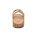 thumbnail image 2 of YOKI GIAN-218 Women's Slip On Double Buckle Woven Cork Footbed Open Toe Sandal, 2 of 5