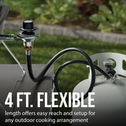 Expert Grill 4 ft. Propane Adapter Hose with Brass Fittings for 1 lb. to 20 lb. Tanks