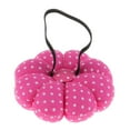 thumbnail image 6 of Pumpkin Shape Sewing Pin Cushion Pincushion Holder Wrist Craft Rose Red, 6 of 8